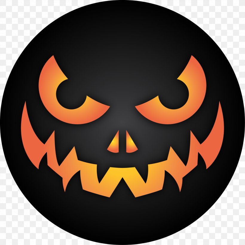 Halloween Jack-o-lantern, PNG, 2365x2365px, Halloween, Calabaza, Jack O Lantern, Jackolantern, Orange Download Free