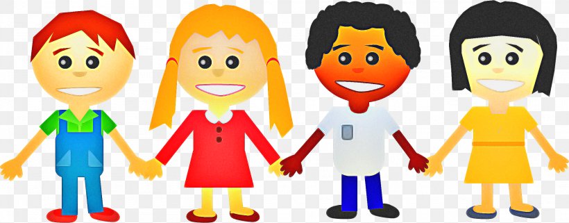 People Happy, PNG, 2304x902px, Holding Hands, Cartoon, Child, Conversation, Flower Car Download Free