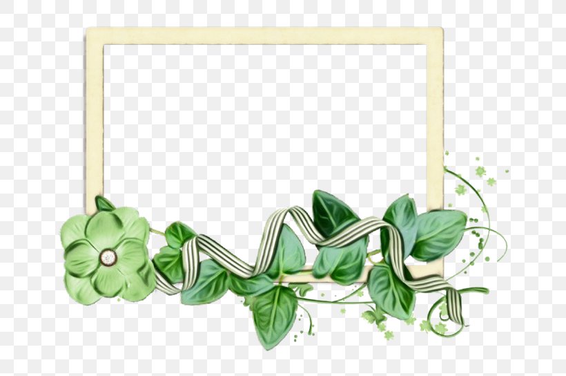 Background Watercolor Frame, PNG, 680x544px, Watercolor, Blog, Flower, Green, Ivy Download Free