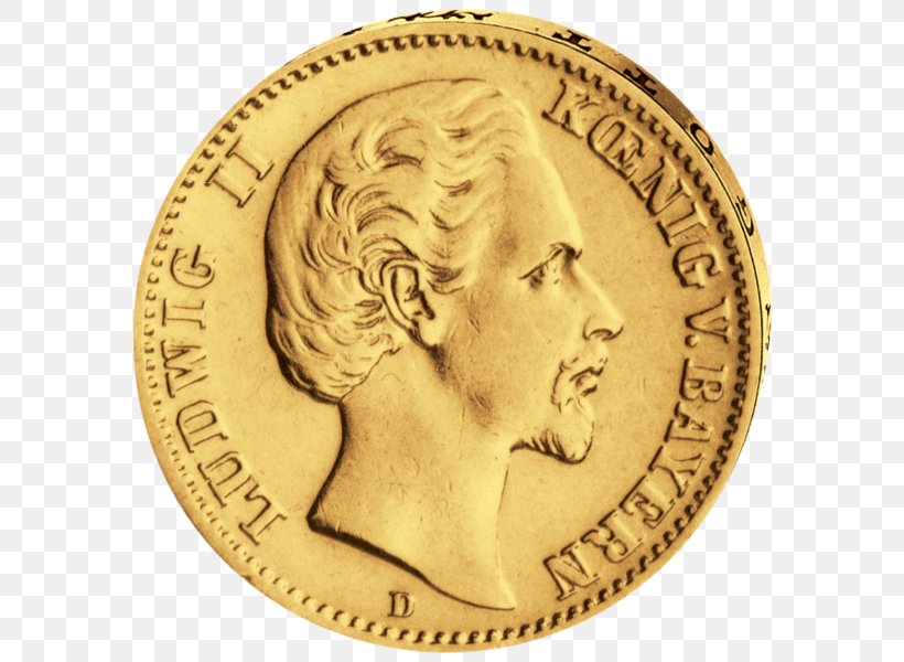 Gold Coin Kingdom Of Bavaria German Empire Gold Coin, PNG, 597x600px, Coin, Advers, Bronze, Cash, Chin Download Free