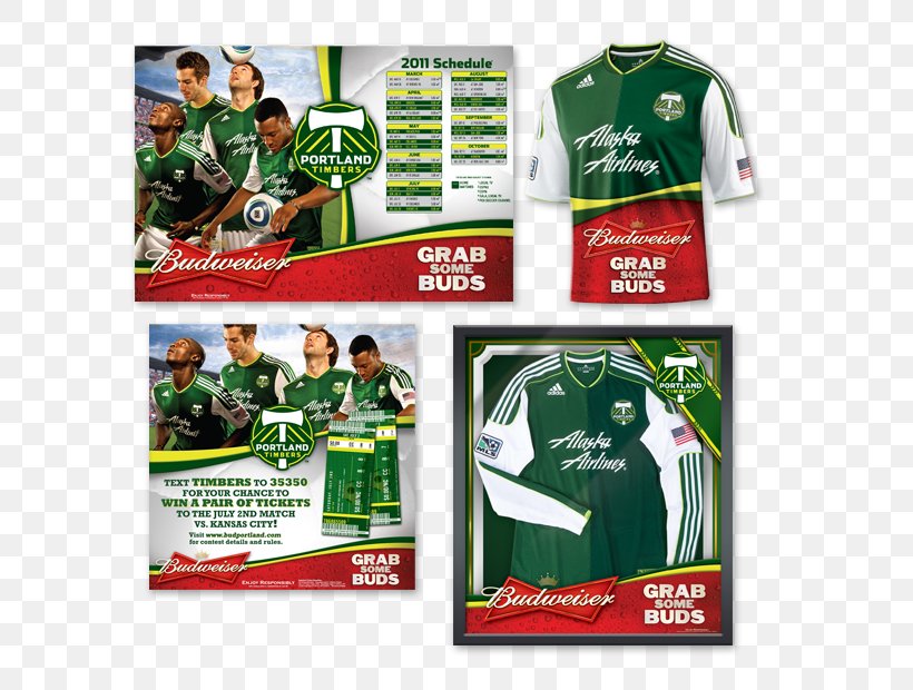 Jersey T-shirt Portland Timbers Logo Banner, PNG, 618x620px, Jersey, Advertising, Banner, Brand, Logo Download Free