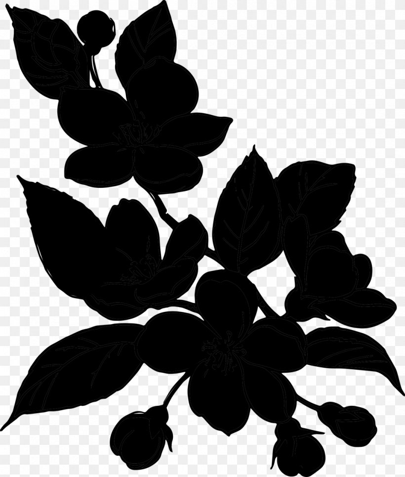 Pattern Silhouette Leaf Flowering Plant Plants, PNG, 1087x1280px, Silhouette, Blackandwhite, Botany, Branch, Flower Download Free