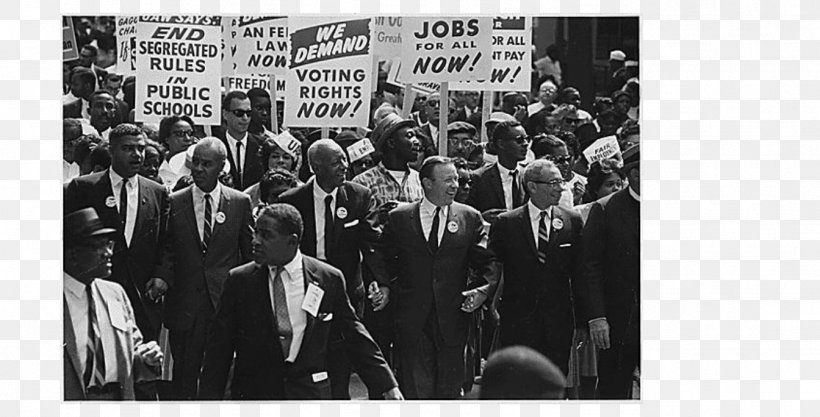 African-American Civil Rights Movement 1960s United States March On Washington For Jobs And Freedom Civil And Political Rights, PNG, 1344x684px, United States, Advertising, African American, Black And White, Civil And Political Rights Download Free