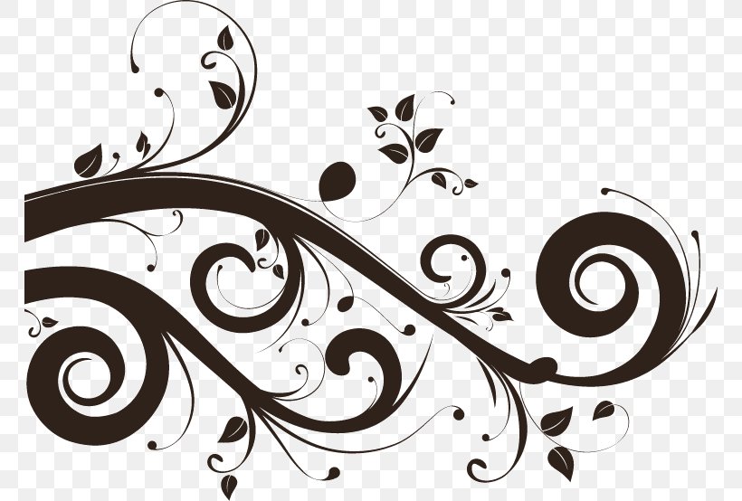 Interior Design Services Floral Design Clip Art, PNG, 766x554px, Interior Design Services, Artwork, Black And White, Calligraphy, Drawing Download Free