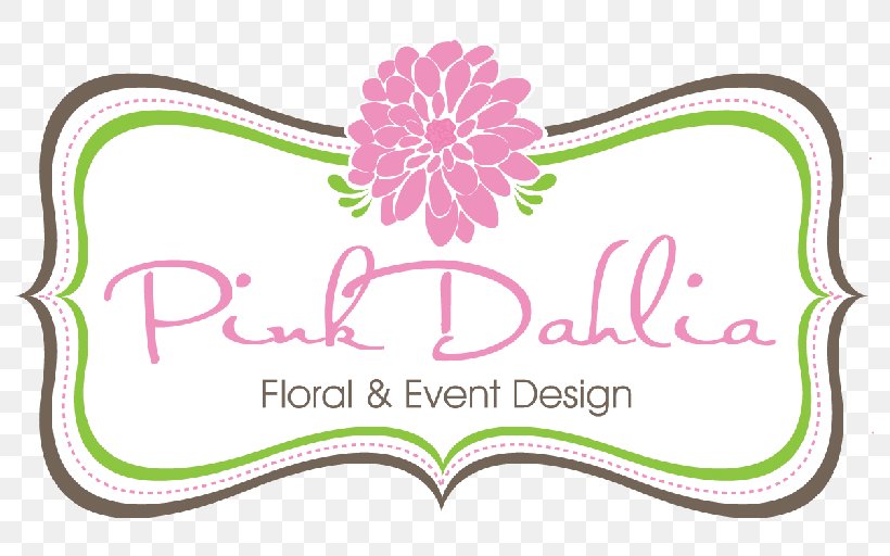 Logo Denville Pink Dahlia Floral & Event Design Vendor Brand, PNG, 819x512px, Logo, Area, Brand, Denville, Flower Download Free