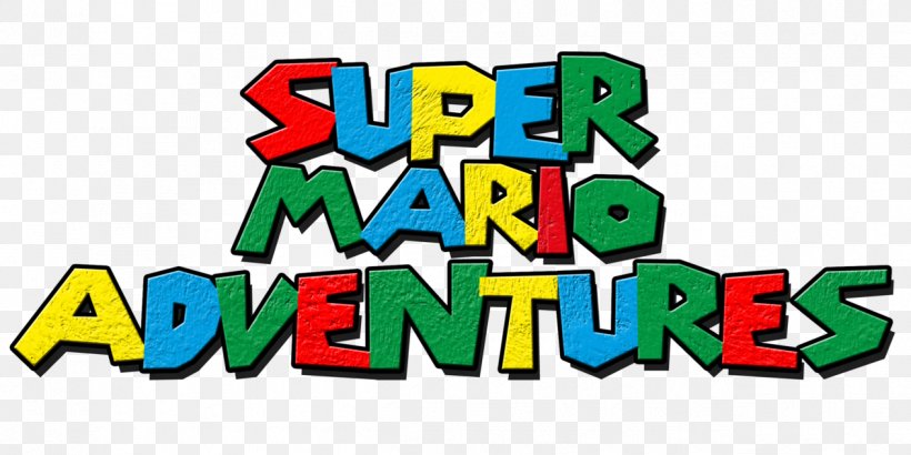Mario Bros. Game Super Mario Adventures Logo, PNG, 1264x632px, Mario, Area, Art, Brand, Comics Download Free