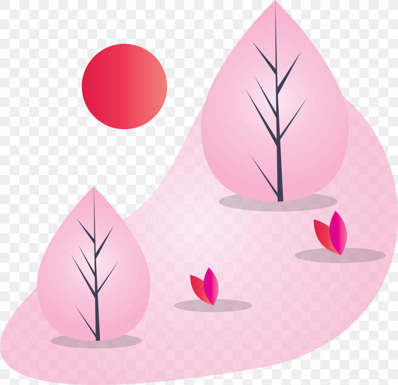 Pink Leaf Tree Plant Petal, PNG, 3000x2898px, Pink, Leaf, Petal, Plant, Tree Download Free