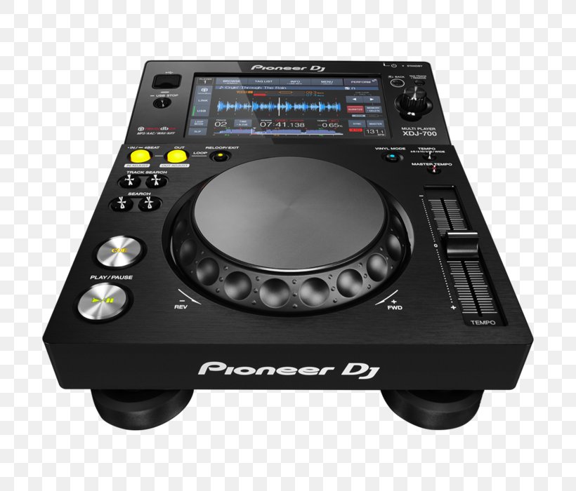 Pioneer XDJ-700 CDJ Pioneer DJ Disc Jockey Digital Media Player, PNG, 700x700px, Pioneer Xdj700, Audio, Cd Player, Cdj, Compact Disc Download Free