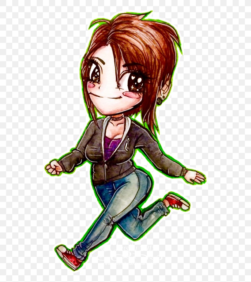 Cartoon Brown Hair Homo Sapiens Fiction, PNG, 600x922px, Watercolor, Cartoon, Flower, Frame, Heart Download Free