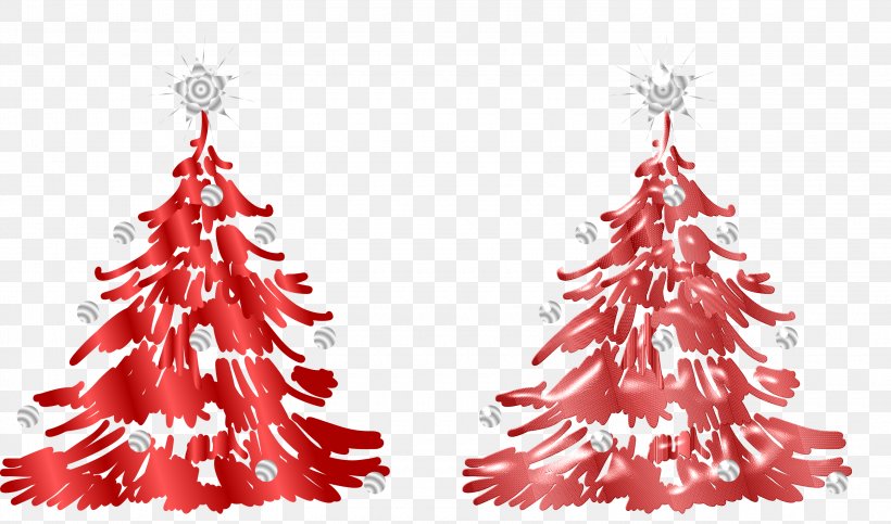 Christmas Tree Christmas Ornament Red, PNG, 3000x1768px, Christmas Tree, Christmas, Christmas Decoration, Christmas Ornament, Conifer Download Free