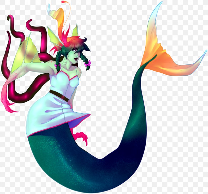 Clip Art Illustration Mermaid, PNG, 1024x958px, Mermaid, Art, Fictional Character, Mythical Creature Download Free