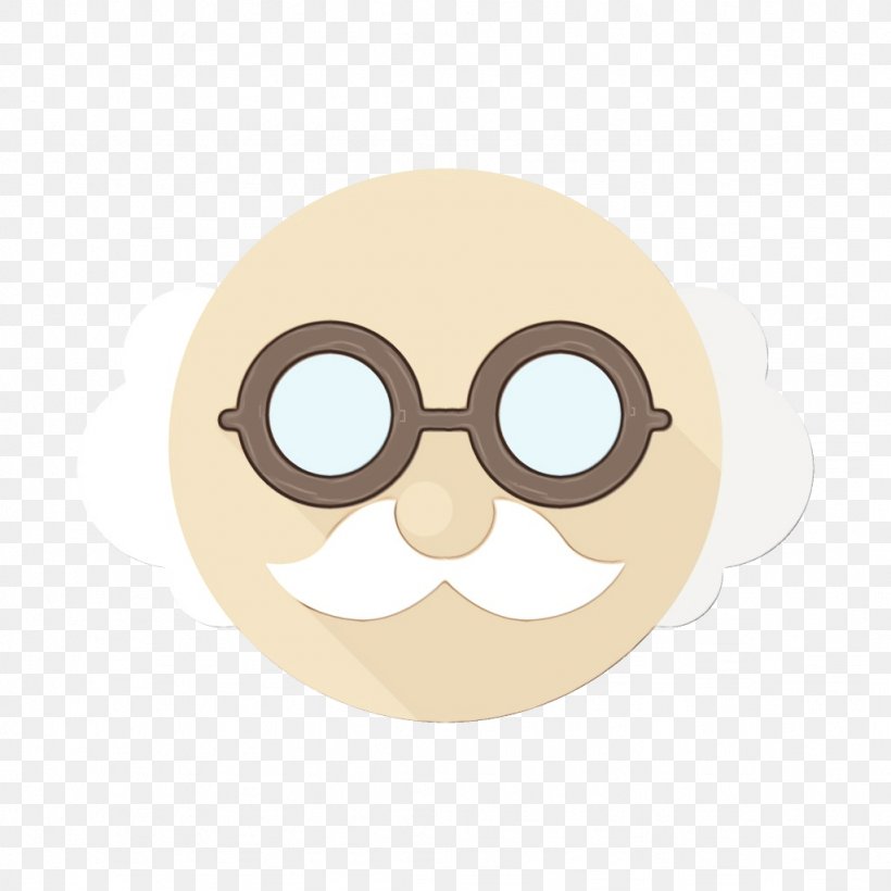 Glasses, PNG, 1024x1024px, Watercolor, Animation, Cartoon, Eyewear, Face Download Free