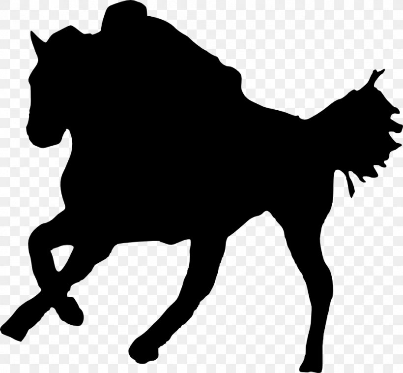 Pug Silhouette Horse Shih Tzu Clip Art, PNG, 944x873px, Pug, Black, Black And White, Dog Like Mammal, Drawing Download Free