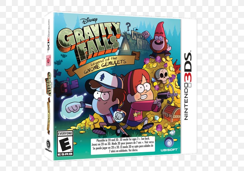 Gravity Falls: Legend Of The Gnome Gemulets Dipper Pines Mabel Pines  Nintendo 3DS Video Game, PNG,