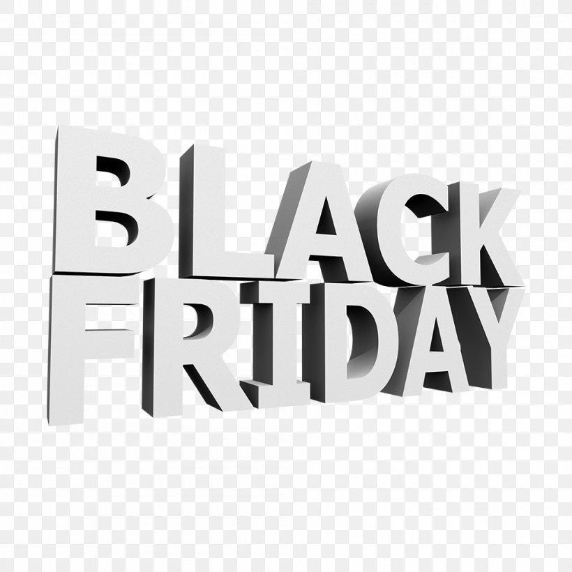 Black Friday 3D Computer Graphics, PNG, 1000x1000px, 3d Computer Graphics, Black Friday, Black And White, Brand, Friday Download Free
