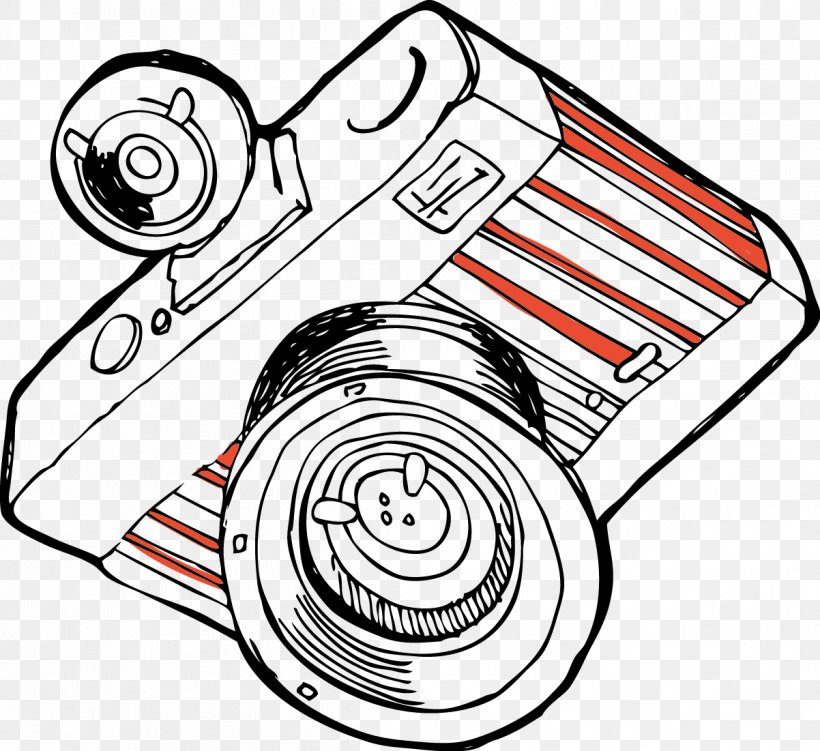 Camera Clip Art, PNG, 1202x1101px, Photography, Area, Artwork, Automotive Design, Black And White Download Free