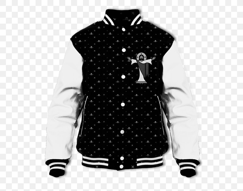 Jacket T-shirt Clothing Hoodie, PNG, 600x646px, Jacket, Black, Black And White, Clothing, Collar Download Free