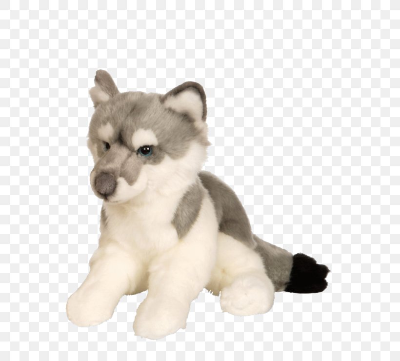 Stuffed Animals & Cuddly Toys Plush Amazon.com Gray Wolf, PNG, 600x740px, Watercolor, Cartoon, Flower, Frame, Heart Download Free