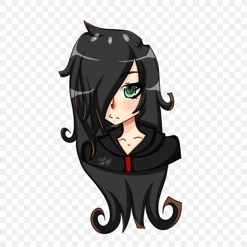 Slenderman Creepypasta Blog Mammal Doppelgänger, PNG, 1024x1024px, Slenderman, Black, Black Hair, Blog, Cartoon Download Free