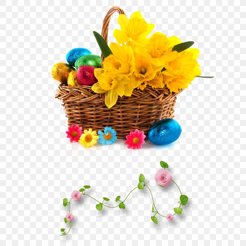 Easter Bunny Winnie The Pooh: Poohs Easter Basket, PNG, 1000x1000px, Easter Bunny, Basket, Christmas, Computer, Cut Flowers Download Free