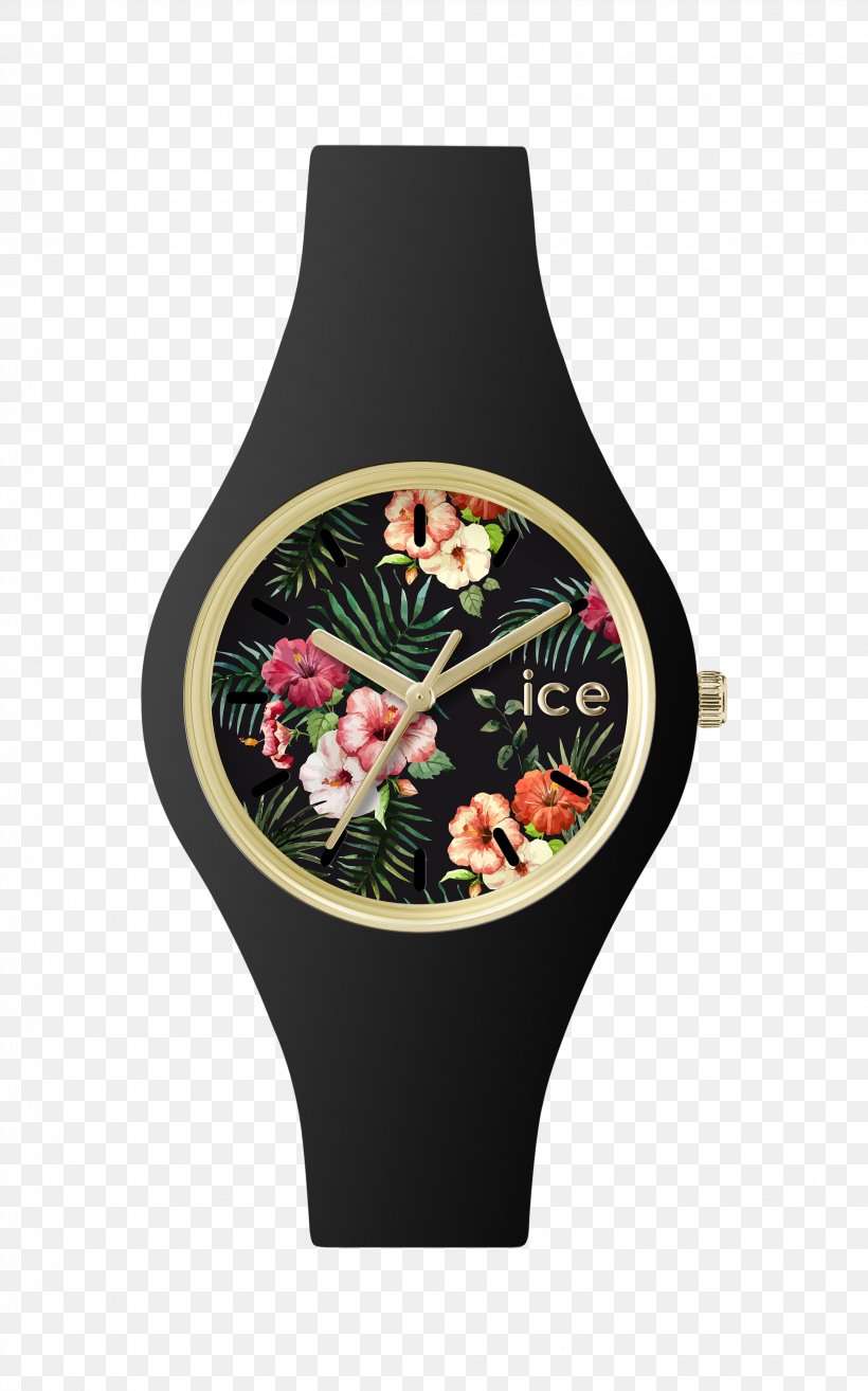 Ice Watch Flower ICE-Watch ICE Glitter ICE-Watch ICE Duo, PNG, 3237x5190px, Ice Watch, Bracelet, Clothing, Dial, Flower Download Free
