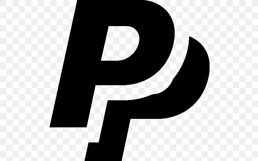 PayPal Logo, PNG, 512x512px, Paypal, Black, Black And White, Brand, Credit Card Download Free