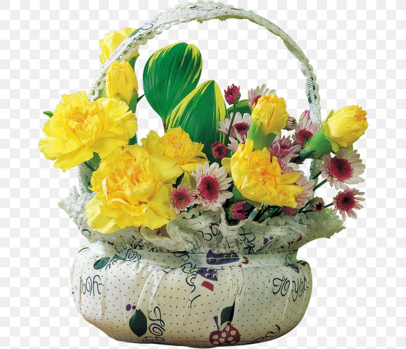 Floral Design Cut Flowers Clip Art Vase, PNG, 670x705px, Floral Design, Artificial Flower, Basket, Chrysanthemum, Cut Flowers Download Free