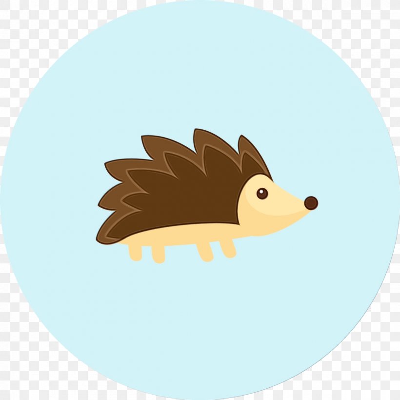 Hedgehog Erinaceidae Cartoon Porcupine Leaf, PNG, 1200x1200px, Watercolor, Cartoon, Erinaceidae, Fish, Hedgehog Download Free