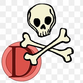 Dead Fish - Skull And Crossbones Clip Art PNG