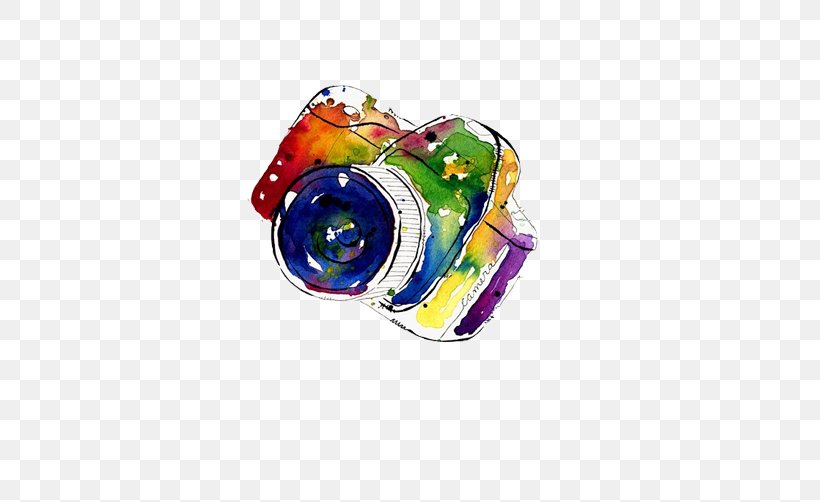Camera Watercolor Painting Photography, PNG, 502x502px, Camera, Art, Drawing, Painting, Photographer Download Free