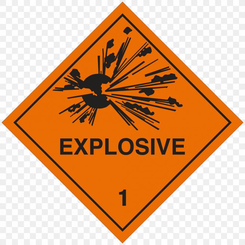 Dangerous Goods Placard Hazard UN Number Transport, PNG, 1000x1000px, Dangerous Goods, Adr, Area, Brand, Chemical Substance Download Free