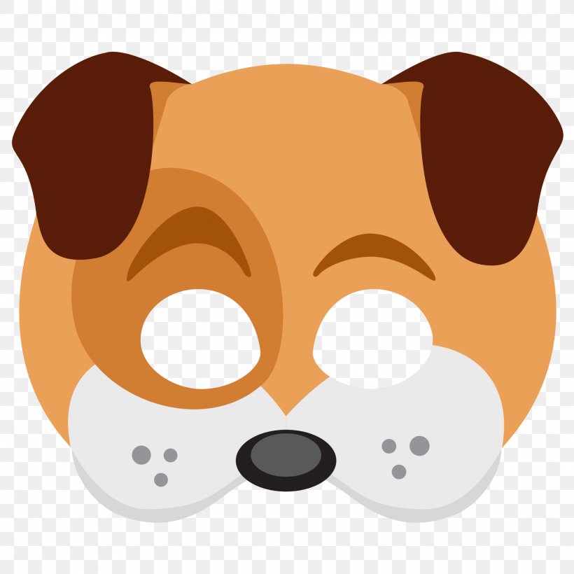 Dog Puppy Sticker Mask, PNG, 2048x2048px, Dog, Carnivoran, Cartoon, Cat Like Mammal, Dog Agility Download Free