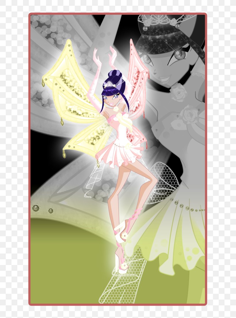 Fairy Cartoon Poster, PNG, 724x1104px, Watercolor, Cartoon, Flower, Frame, Heart Download Free