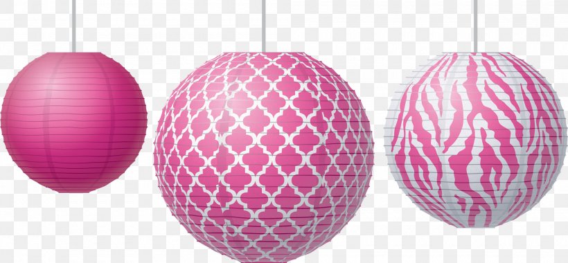 Paper Lantern Lighting Lamp, PNG, 2000x928px, Paper Lantern, Christmas, Christmas Ornament, Color, Easter Egg Download Free