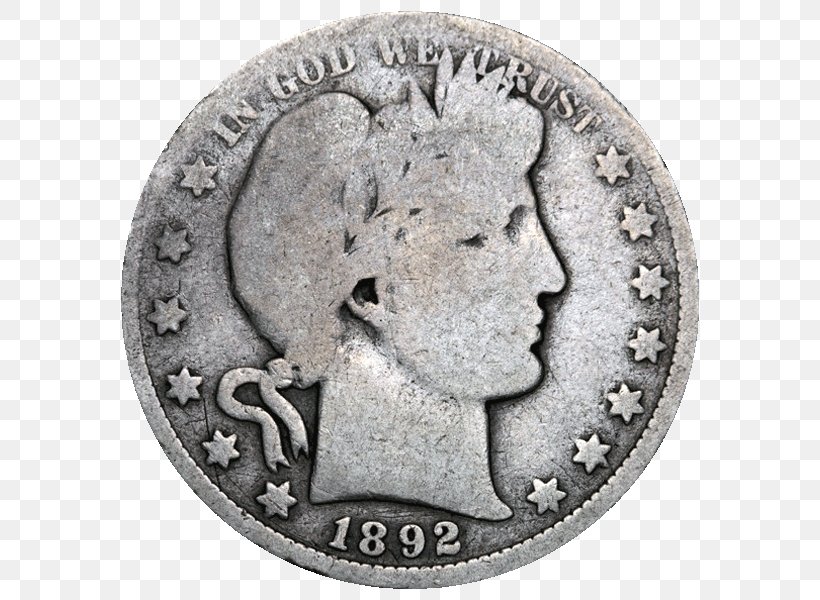 Barber Coinage Half Dollar Dollar Coin United States Dollar, PNG, 600x600px, Coin, Barber Coinage, Currency, Dime, Dollar Coin Download Free