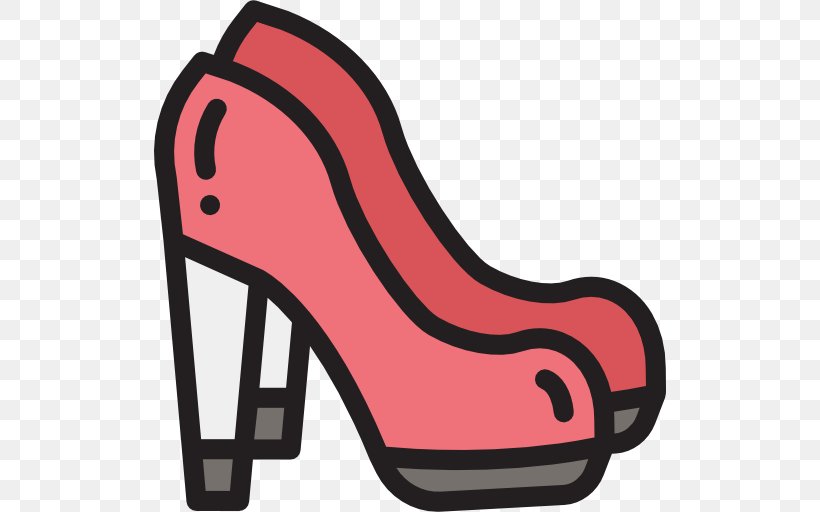 Clip Art High-heeled Shoe Product Design, PNG, 512x512px, Shoe, Footwear, High Heeled Footwear, Highheeled Shoe, Outdoor Shoe Download Free