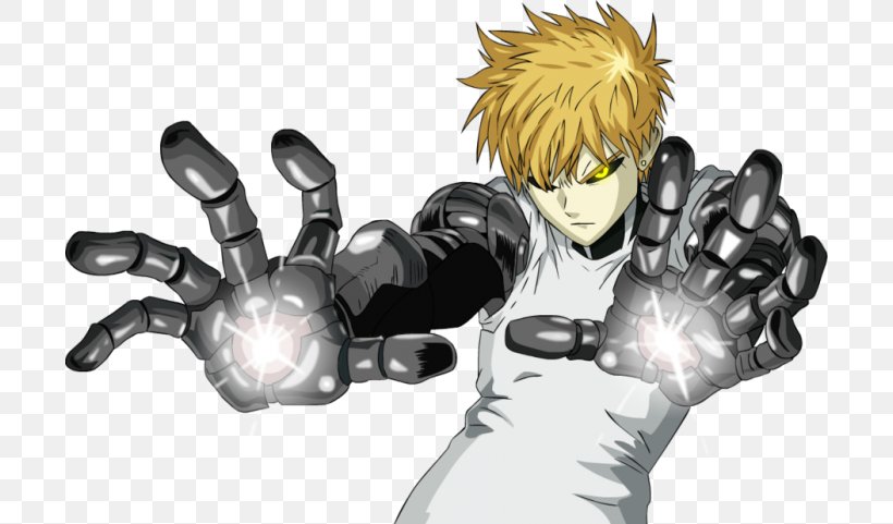 One Punch Man Desktop Wallpaper Genos Saitama Cyborg, PNG, 700x481px, Watercolor, Cartoon, Flower, Frame, Heart Download Free