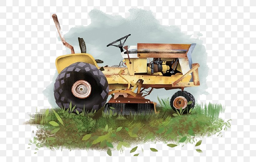 Tractor International Harvester Paper, PNG, 690x518px, Tractor, Agricultural Machinery, Animation, Bulldozer, Cartoon Download Free