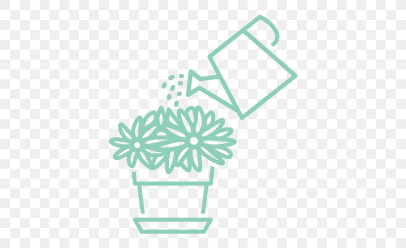 Download Icon, PNG, 500x500px, Icon Design, Flowerpot, Green, Line Art, Number Download Free