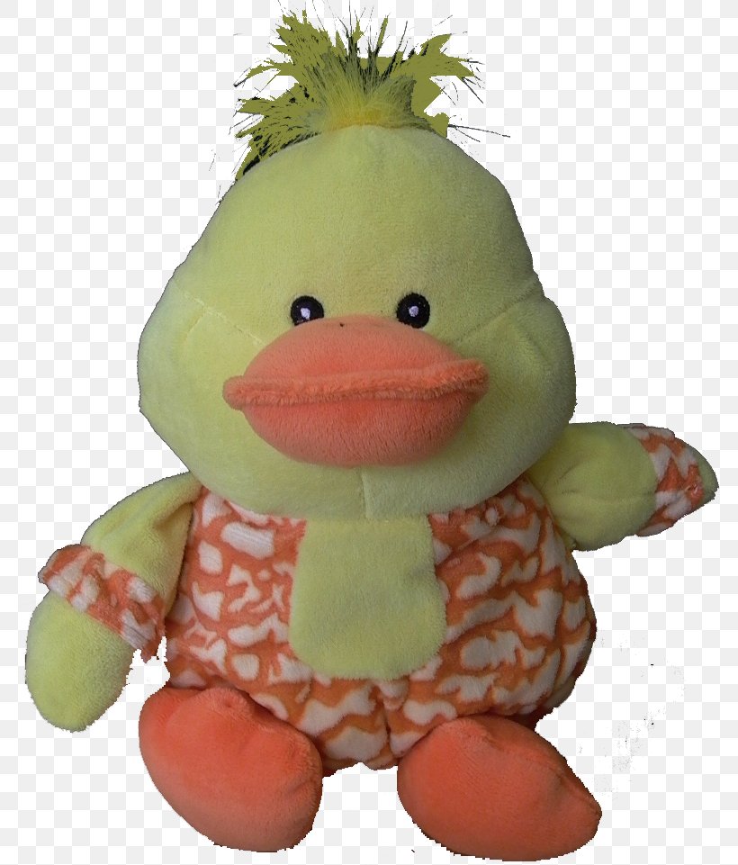 Duck Stuffed Animals & Cuddly Toys Plush Beak, PNG, 785x961px, Duck, Beak, Bird, Ducks Geese And Swans, Material Download Free