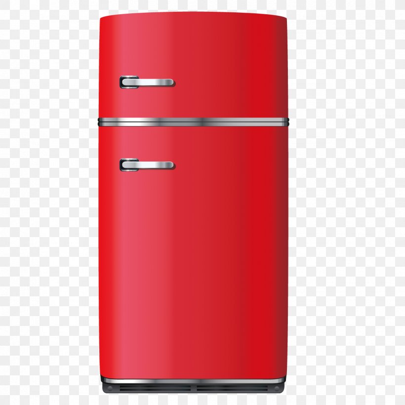 Refrigerator Red, PNG, 1276x1276px, Refrigerator, Home Appliance, Kitchen Appliance, Major Appliance, Red Download Free