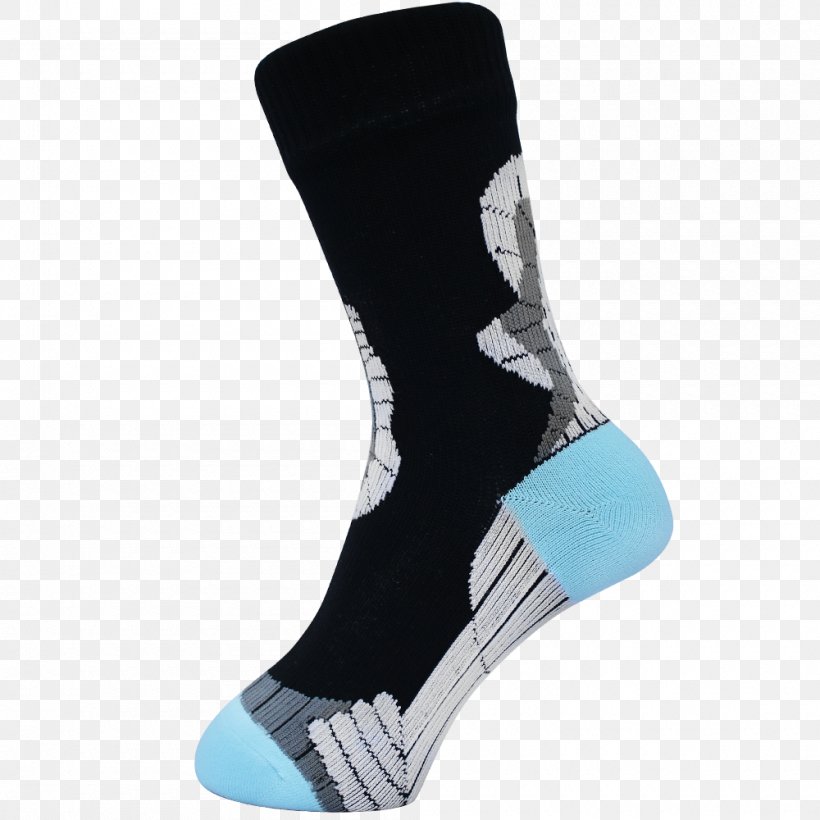 Sock Sport Waterproofing Foot Cycling, PNG, 1000x1000px, Sock, Ankle, Athlete, Clothing, Cycling Download Free