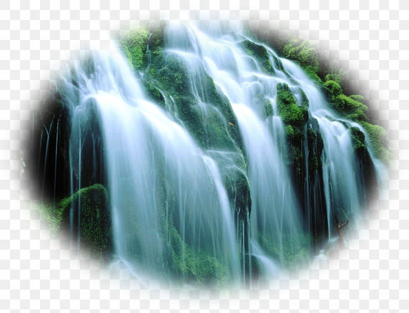 Waterfall Desktop Wallpaper YouTube, PNG, 1006x770px, Waterfall, Body Of Water, Grass, Nature, Photography Download Free