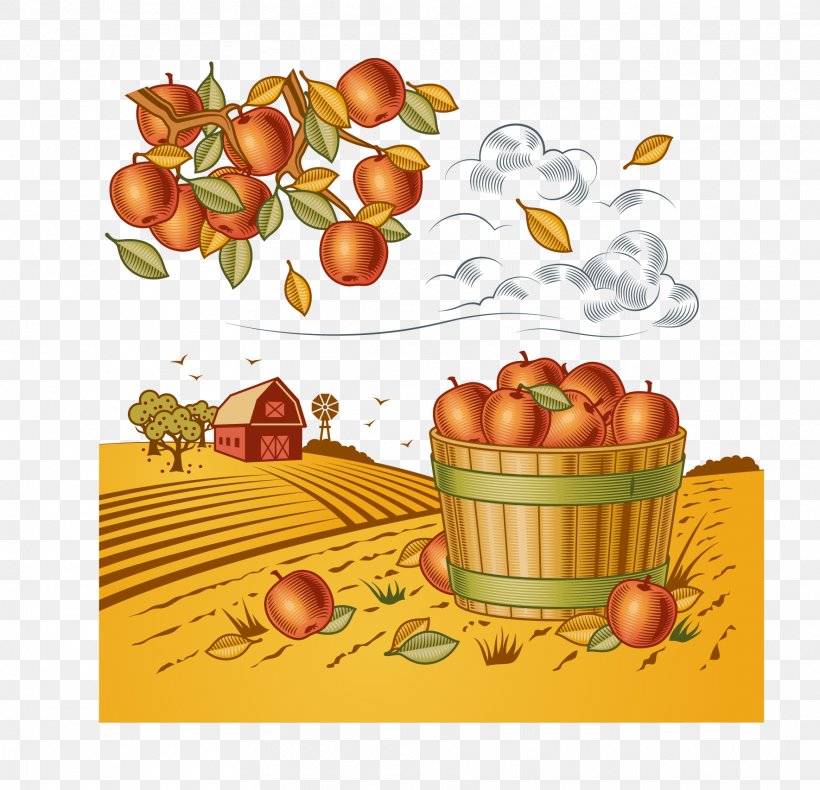 Harvest Festival Autumn Combine Harvester, PNG, 1769x1705px, Harvest, Agriculture, Apple, Autumn, Citrus Download Free