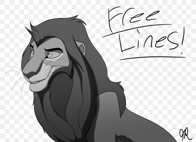 Lion Tiger Whiskers Line Art Drawing, PNG, 1049x762px, Lion, Art, Big Cats, Black, Black And White Download Free