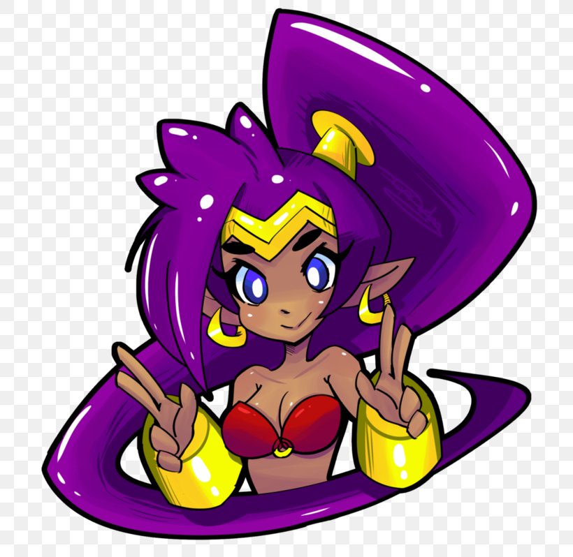 Shantae: Half-Genie Hero Fan Art Drawing, PNG, 811x798px, Watercolor, Cartoon, Flower, Frame, Heart Download Free