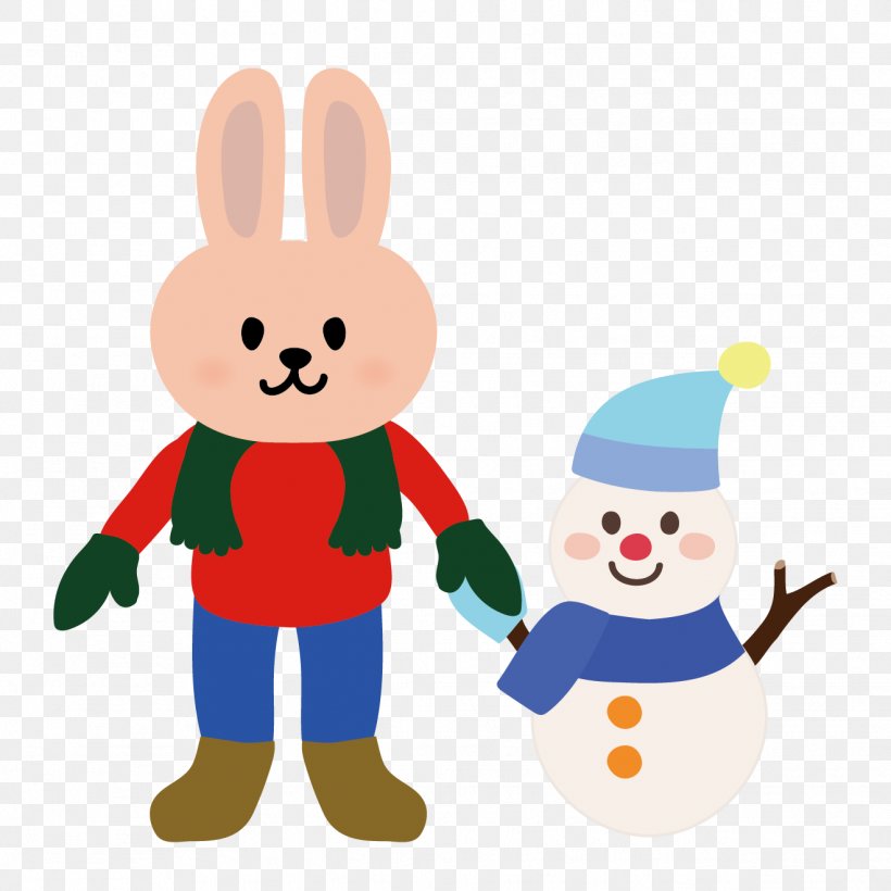 Snowman Rabbit Illustration Winter Clip Art, PNG, 1321x1321px, Snowman, Animal, Art, Cartoon, Christmas Day Download Free
