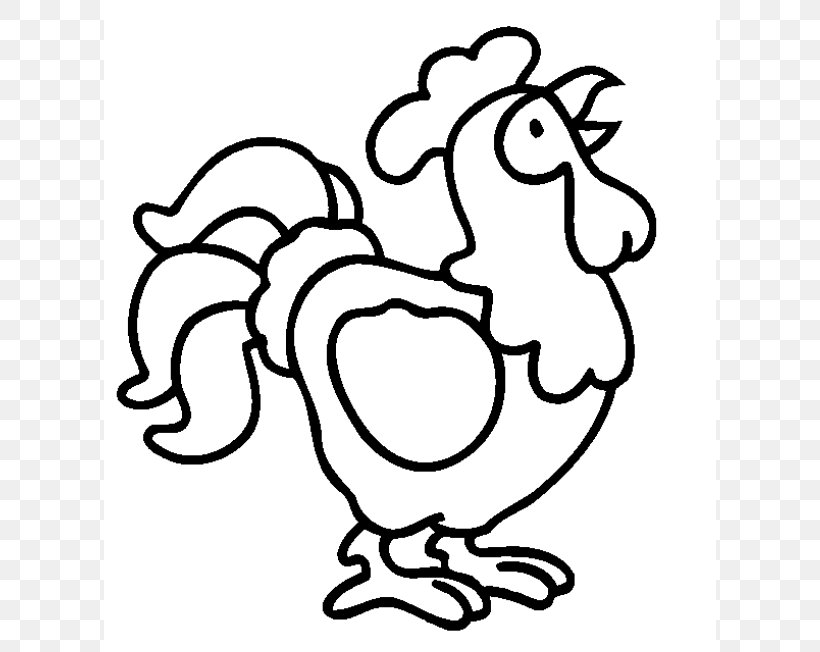 Chicken Coloring Book Rooster Poultry Farming Cock Egg, PNG, 612x652px, Watercolor, Cartoon, Flower, Frame, Heart Download Free