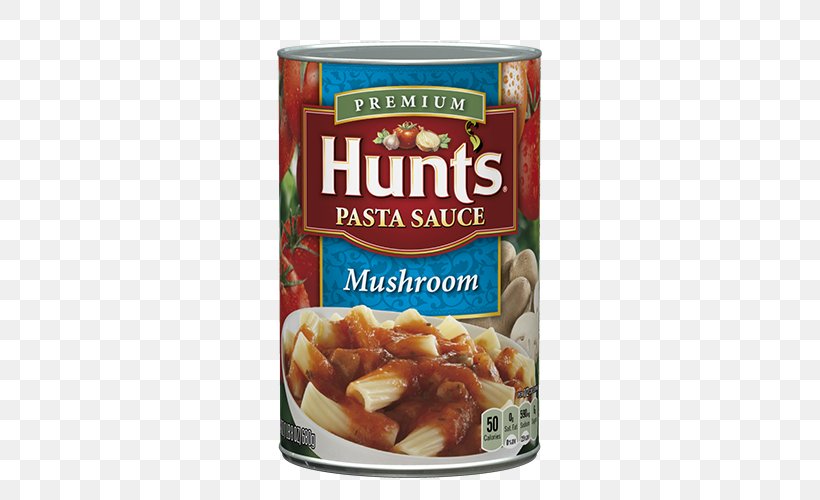 Pasta Hunt's Tomato Sauce Mushroom, PNG, 500x500px, Pasta, Barilla Group, Common Mushroom, Condiment, Convenience Food Download Free