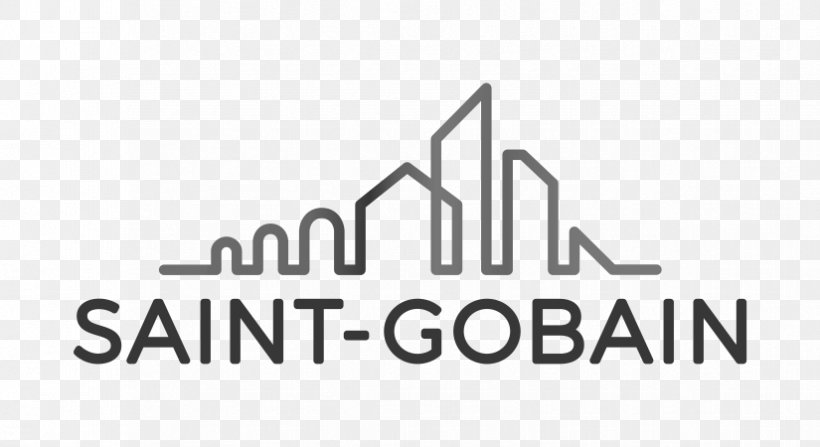 Saint-Gobain Business Glass Manufacturing Industry, PNG, 825x450px, Saintgobain, Area, Black And White, Brand, Business Download Free